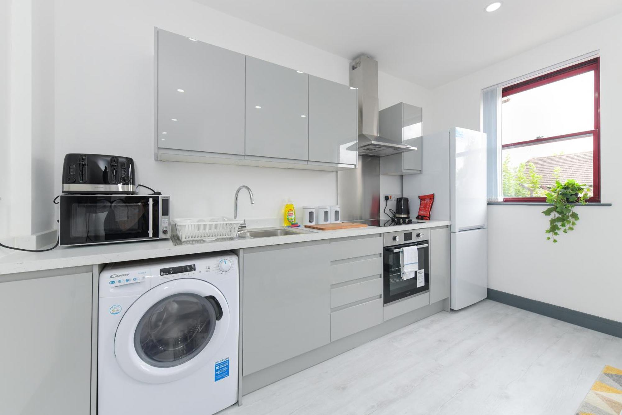 Nottingham City Centre Short Stay Apartments With Parking Bilik gambar