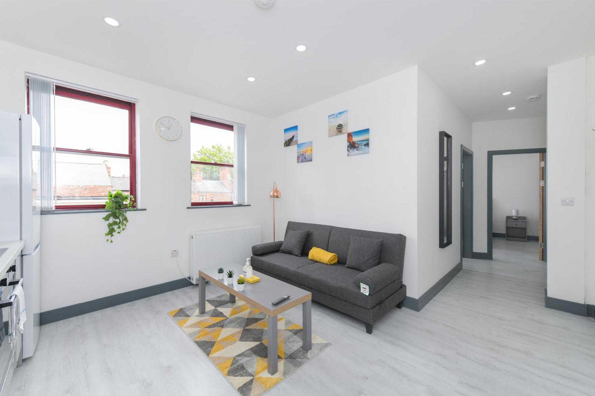 Nottingham City Centre Short Stay Apartments With Parking Bilik gambar