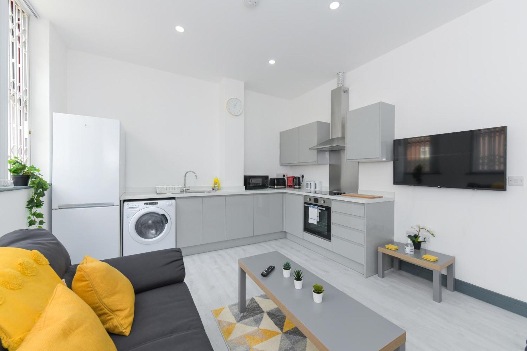 Nottingham City Centre Short Stay Apartments With Parking Bilik gambar